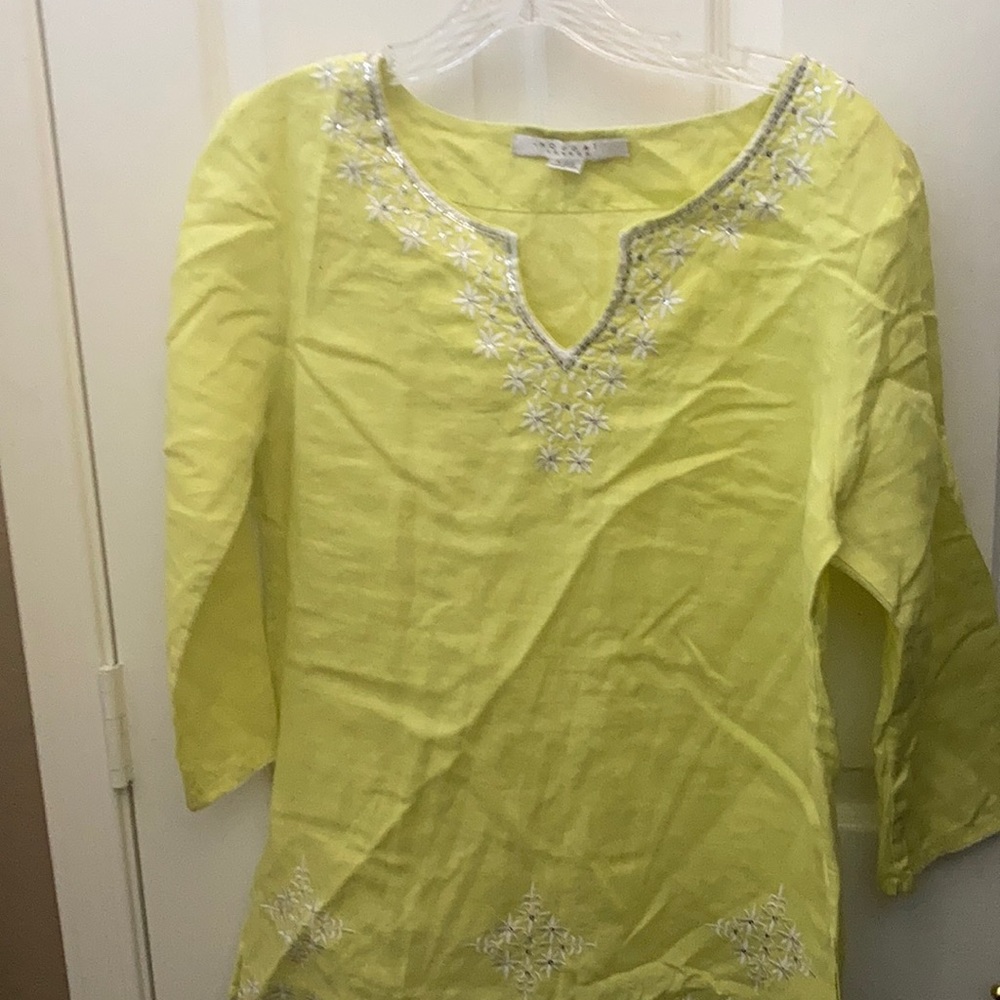 FINAL MARKDOWN Nougat London ramie tunic 2